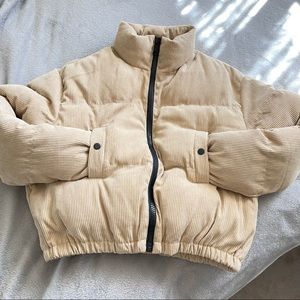 NWT Corduroy Puffer Jacket!